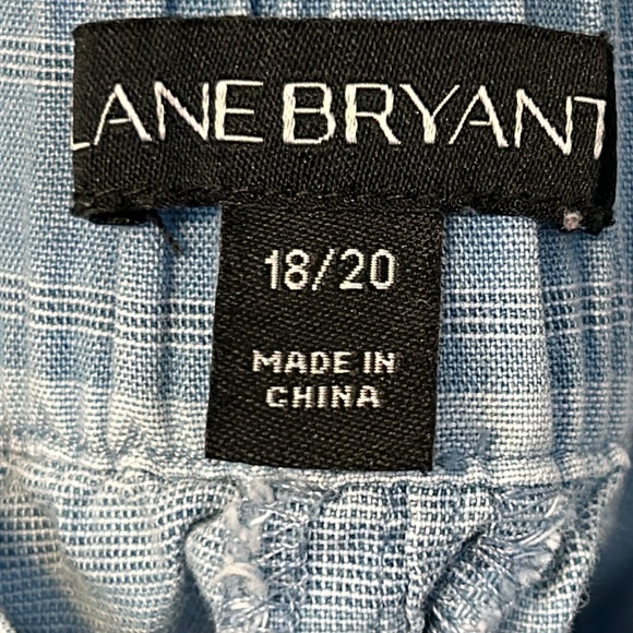 Lane Bryant off-shoulder denim top, size 18/20 - Picture 5 of 8